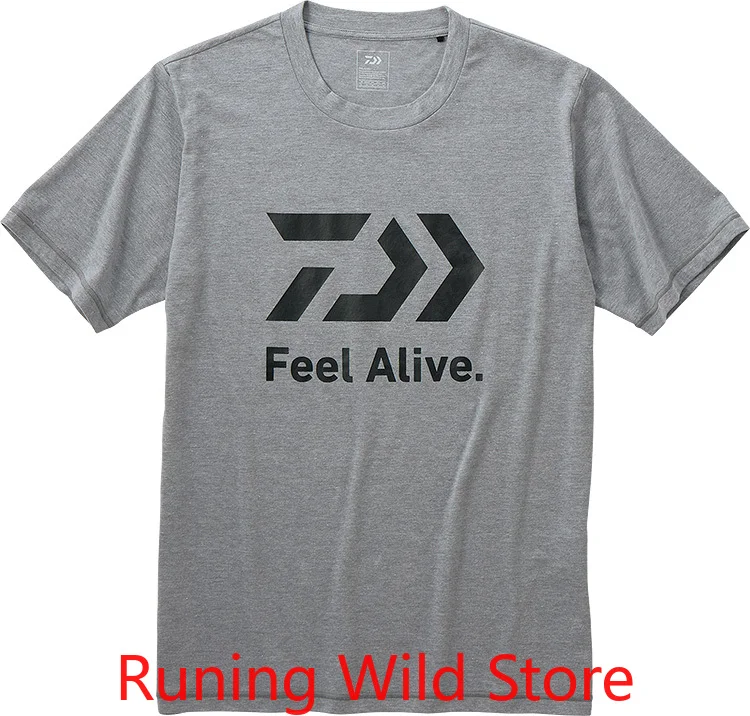 Новинка футболка для рыбалки DAWA быстросохнущая дышащая одежда с принтом