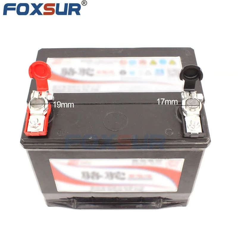 FOXSUR 2 пары 100A изоляционная Батарея зажим разъем 12 в автомобильный аккумулятор
