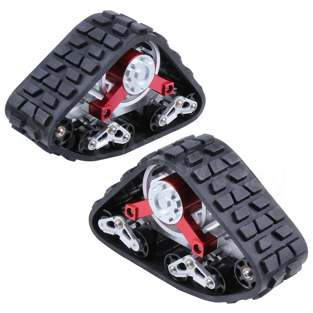 2 шт. Tanky вездеход треков колеса для 1/10 радиоуправляемая модель axial SCX10 Wraith Рок