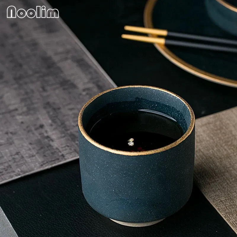 Европейская креативная керамическая кружка для кофе мраморные зеленые чайные