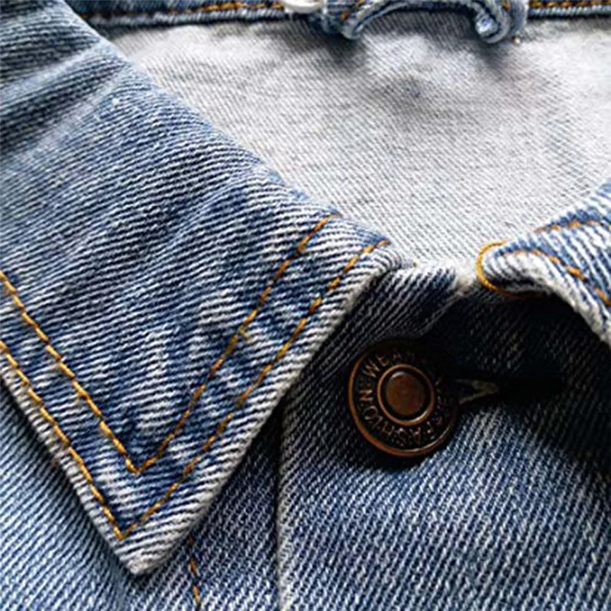 Женская джинсовая куртка с длинным рукавом винтажное свободное плотное пальто