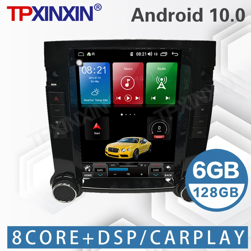6 + 128G Volkswagen Touareg için GP 2002 - 2010 Android araba radyo multimedya Video oynatıcı navigasyon GPS kablosuz Carplay kaydedici