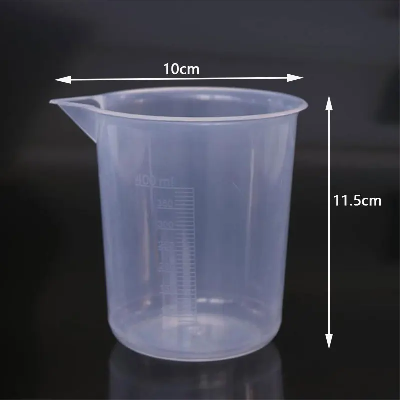 400 мл Пластик мерный стакан для выпечки лабораторные расходные материалы Кухня