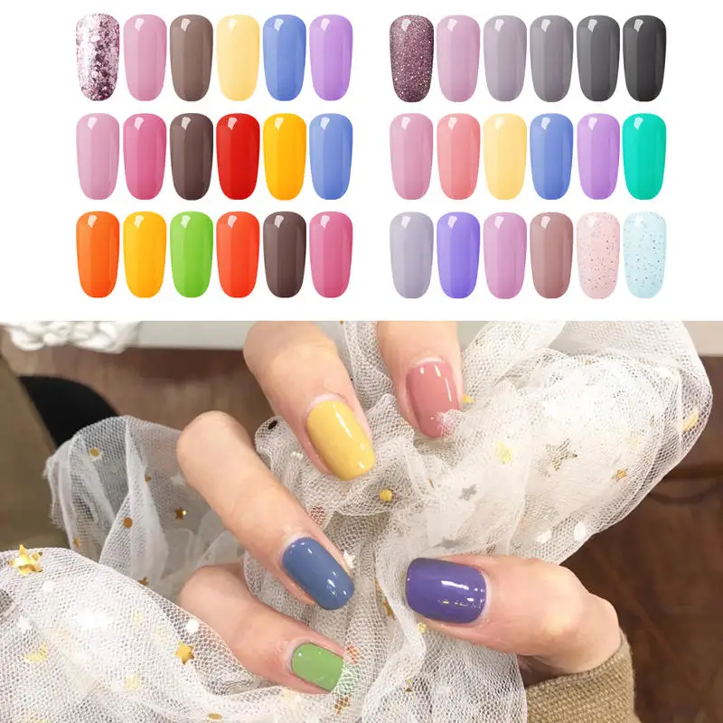 Belen 6PCS Nail Gel Set Soak Off UV LED Varnish For Manicure 10ml Candy Color Polish Art Lacquer 10ML | Красота и здоровье