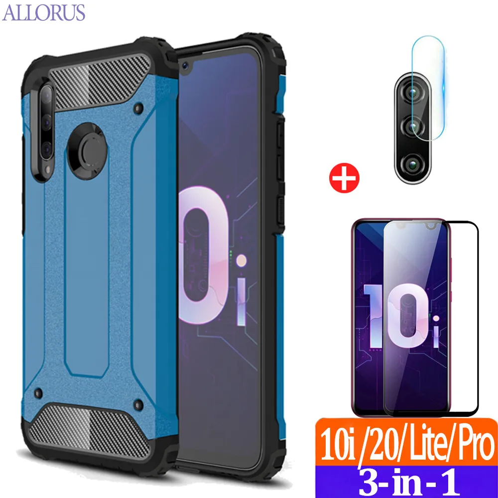 броня чехол на honer 10i чехлы honor 20 pro силиконовый для телефона +Жесткий ПК