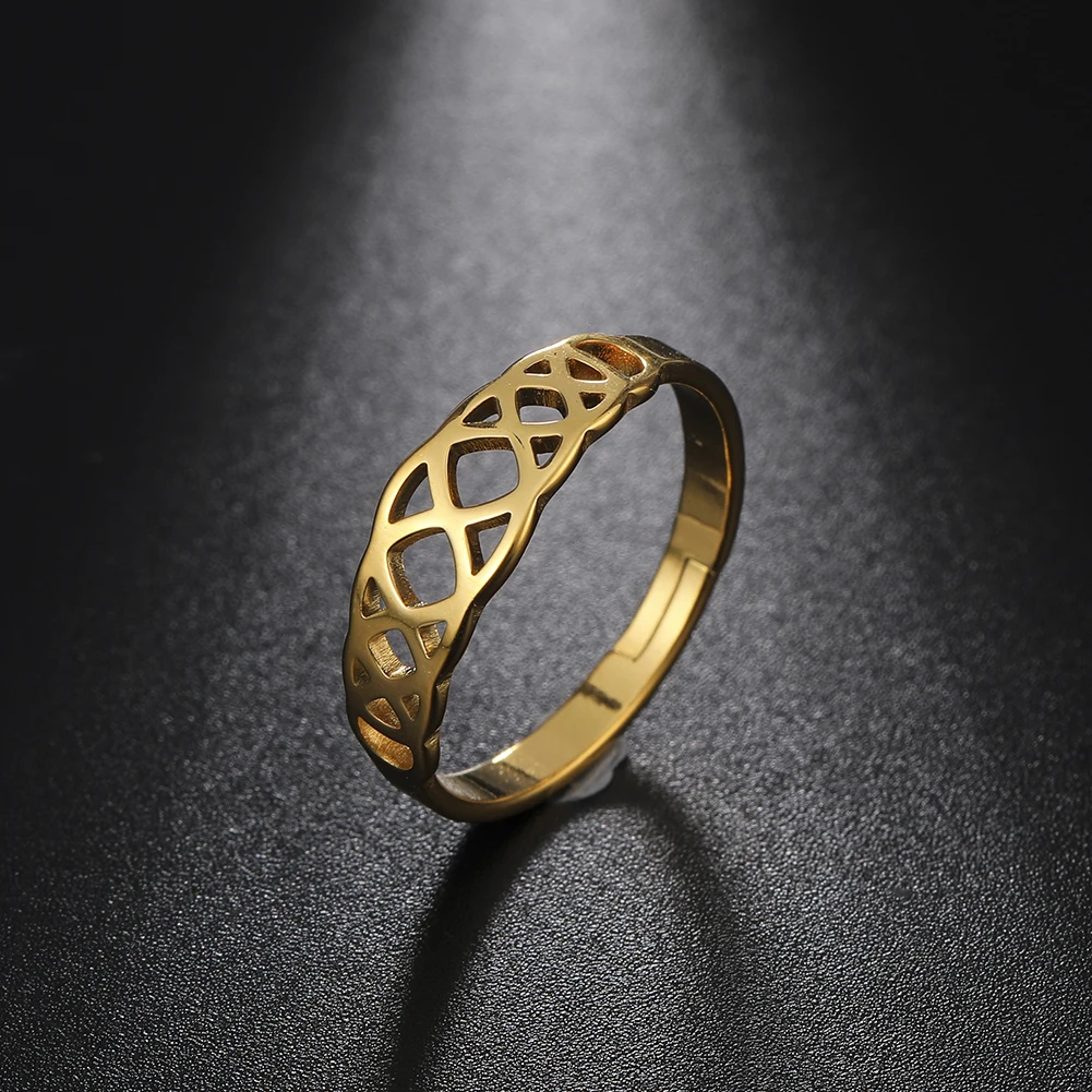 Мой Форма ирландское Celtics узел кольца для женщин и девочек с рисунками Луны