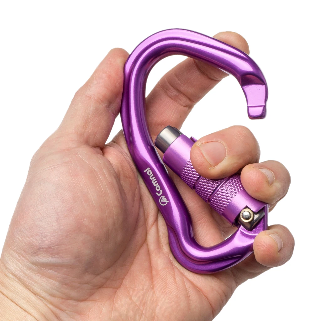 Карабин D-образный для скалолазания 23 кН | Спорт и развлечения