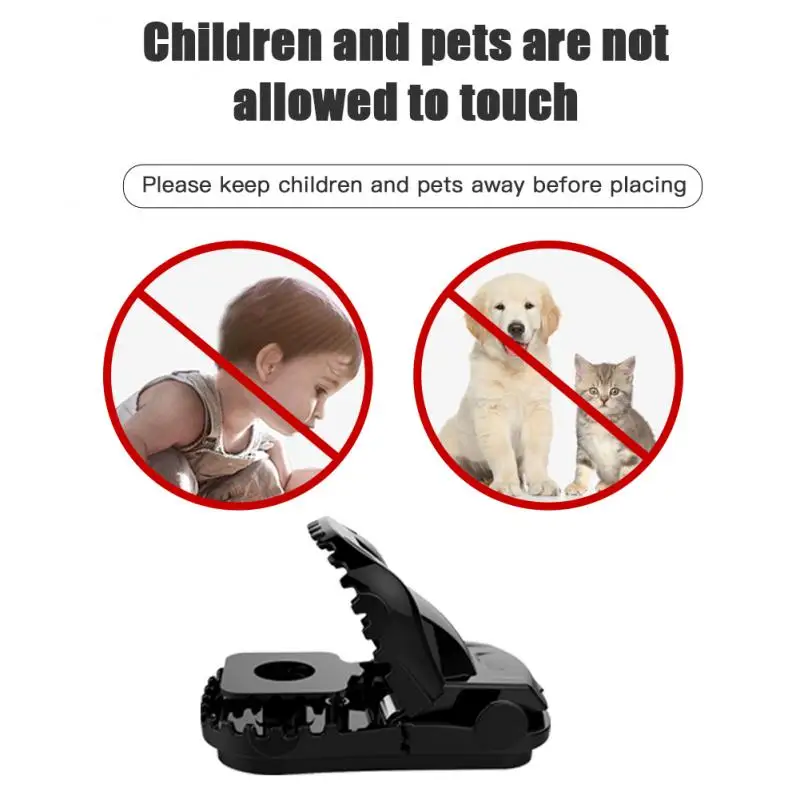 

1/3/5Pcs Reusable Plastic Rat Traps Mice Mouse Traps Durable Mouse Trap Bait Snap Spring Rodent Catcher Pest Control Effective