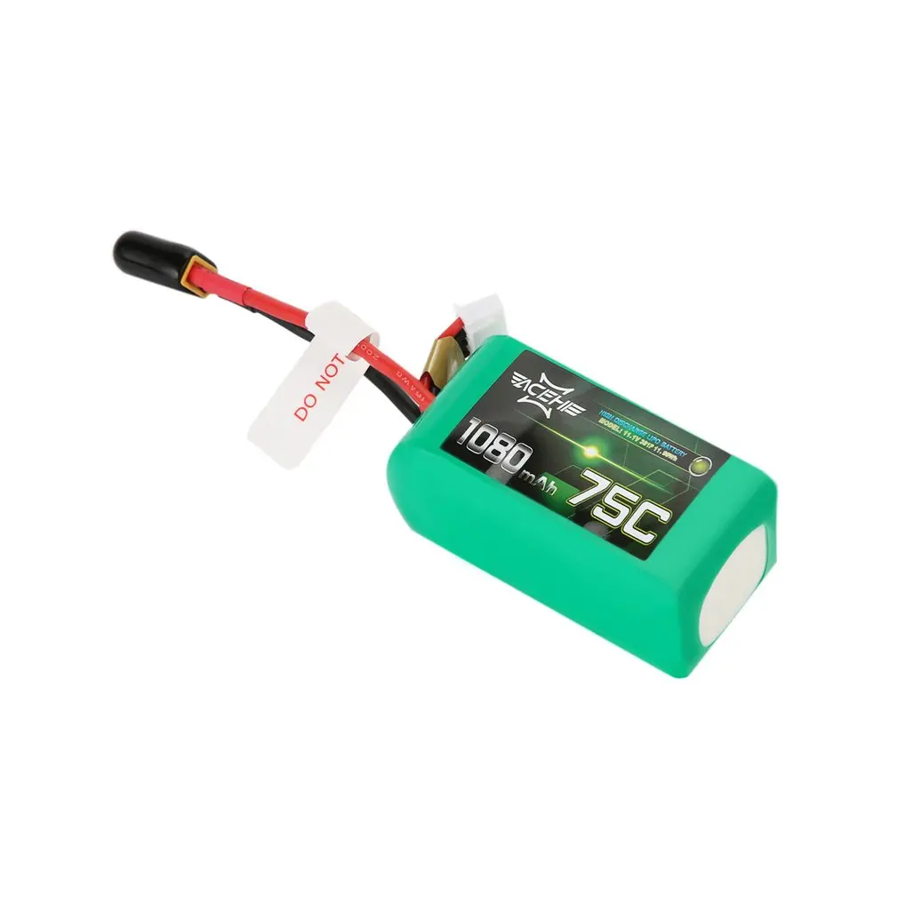 ACEHE 11,1 V 1080mAh 75C Lipo батарея 3S1P 11.99WH батарея с высоким током разрядки с TX30 вилкой для RC Raing Quacopter автомобиля лодки