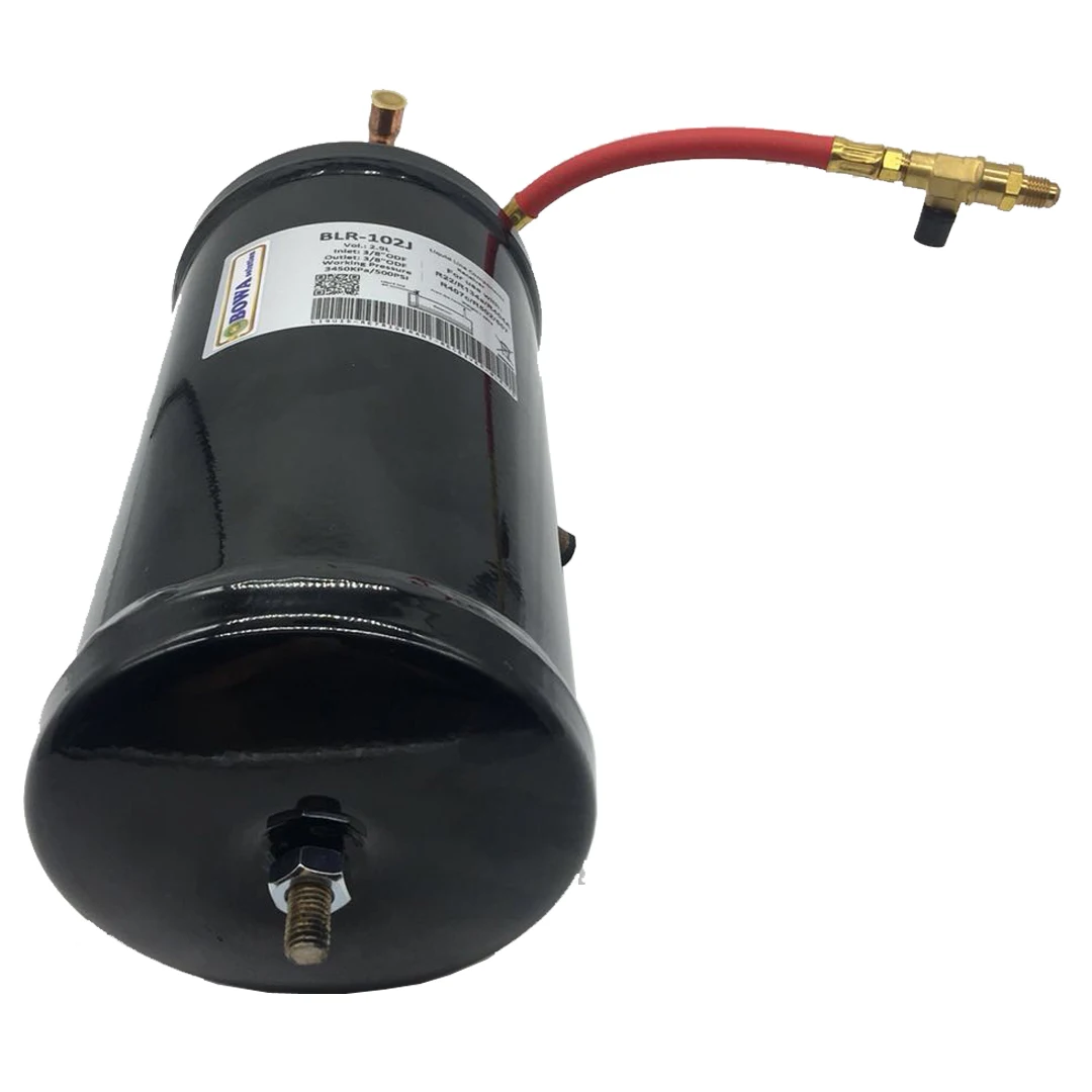 Фото 3L vertical liquid refrigerant receivers are installed in 4HP freezers or 6HP commerce air conditioner and heat pump units №2
