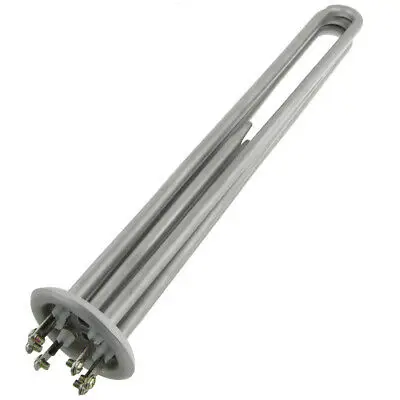 

9KW AC 380V 3 Phase Water Heater Element 3U Bundle Electric Heating Tube