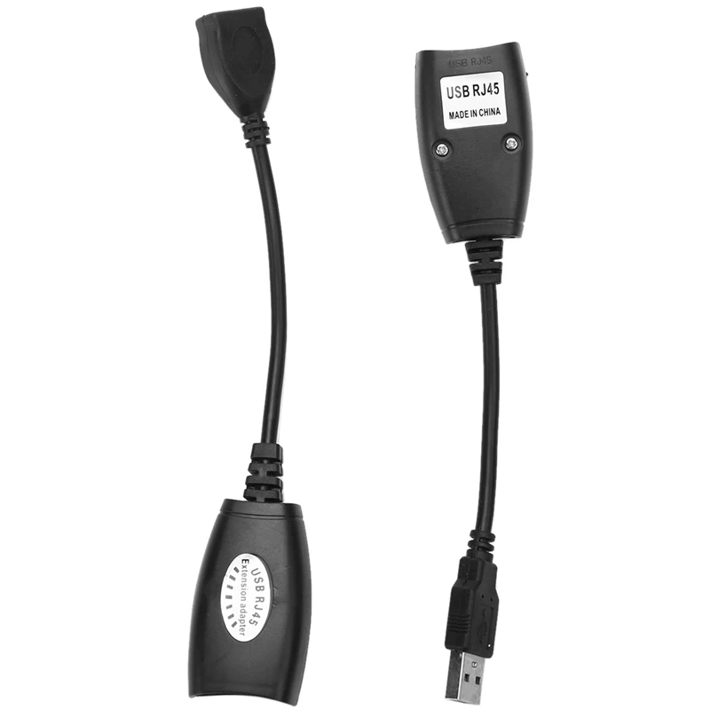 

USB 2.0 to CAT5 CAT5e CAT6 RJ45 LAN Modem Extension Adaptor Cable Converter