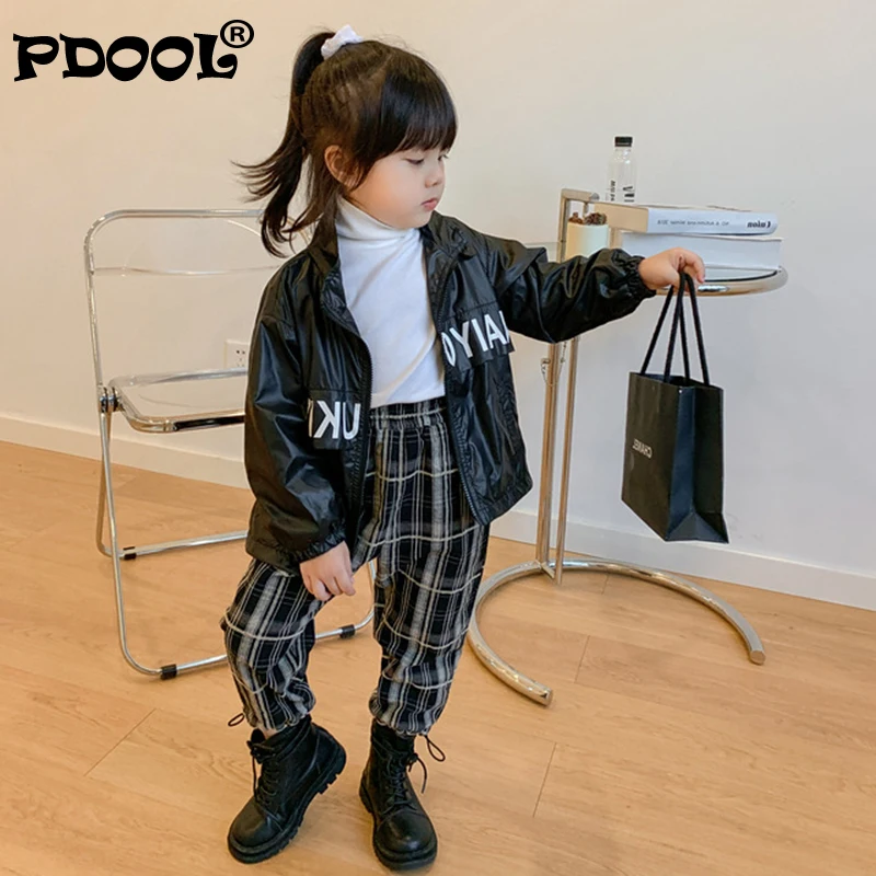 

Infant Boys And Girls Cotton Elastic Sole Pants All-match Plaid Casual Pants For Children Girls Kids Loose Leisure Pants Outfit