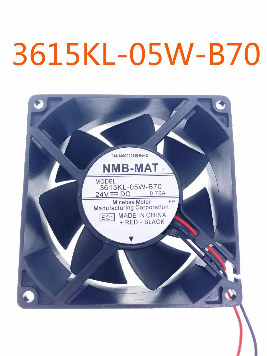 

For NMB-MAT 3615KL-05W-B70 EQ1 DC 24V 0.70A 92x92x25mm Server Cooling Fan