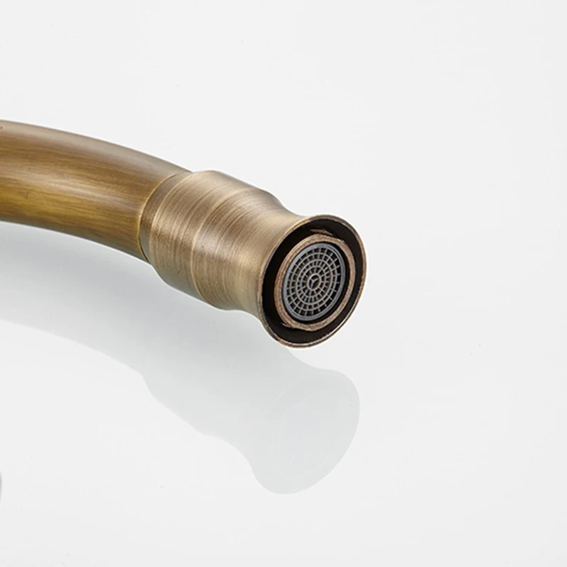 Кран для ванной комнаты античная латунь водопроводный кран кухонный с одной