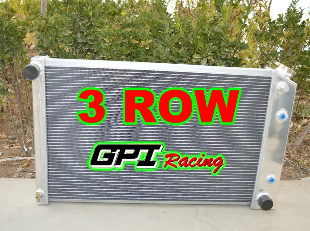 Radiator Алюминиевый радиатор 70-81 Chevy Camaro/75-79 Nova/70-87 для Chevrolet/BUICK REGAL/K20 - Цвет: Radiator