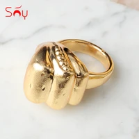 sunny jewelry big ring 2021 new design high quality copper rings jewelry for women bridal ring for party flower trend ring gift