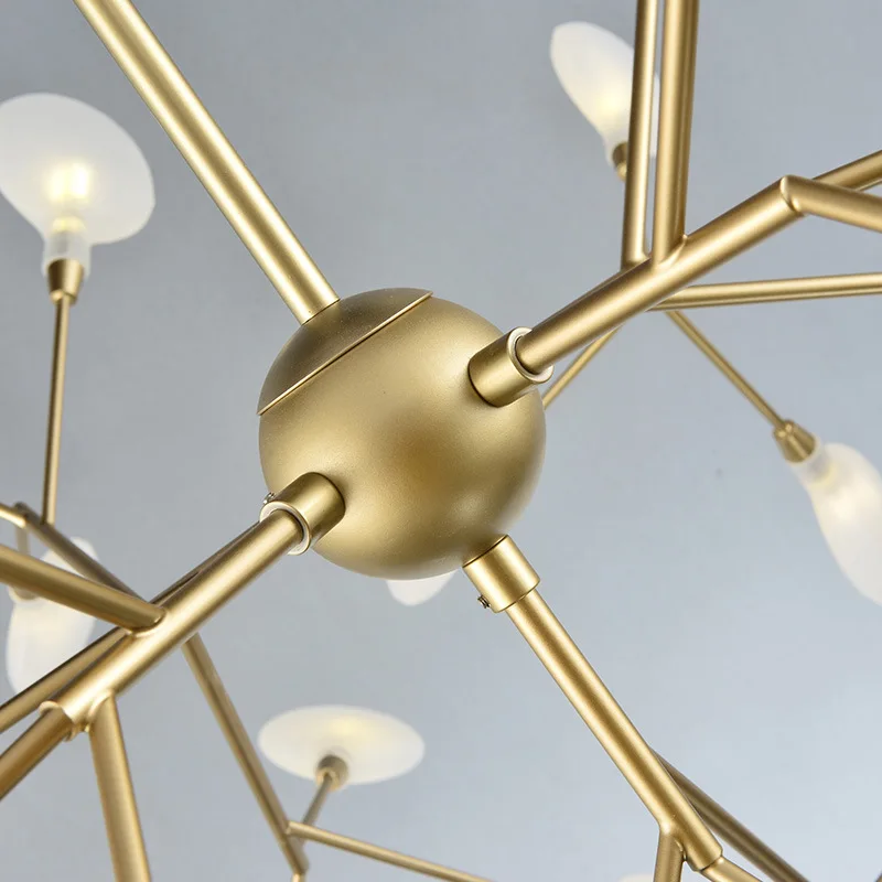 

Modern Metal Led Firefly G4 Chandelier Simple Atmosphere Creative Living Room And Dining Room Decorative Lighting