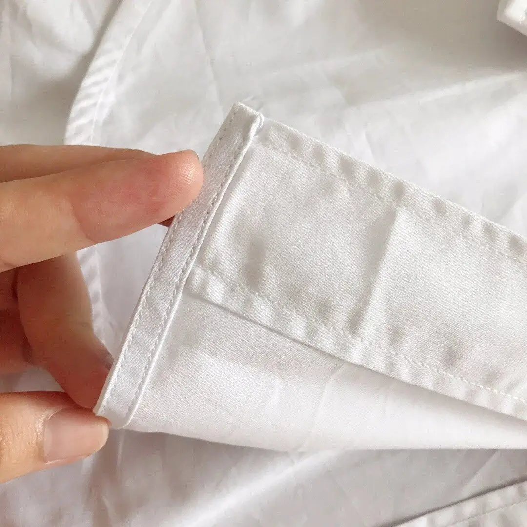 Женская рубашка 2019 осенне-зимняя простая блузка в скандинавском стиле новая