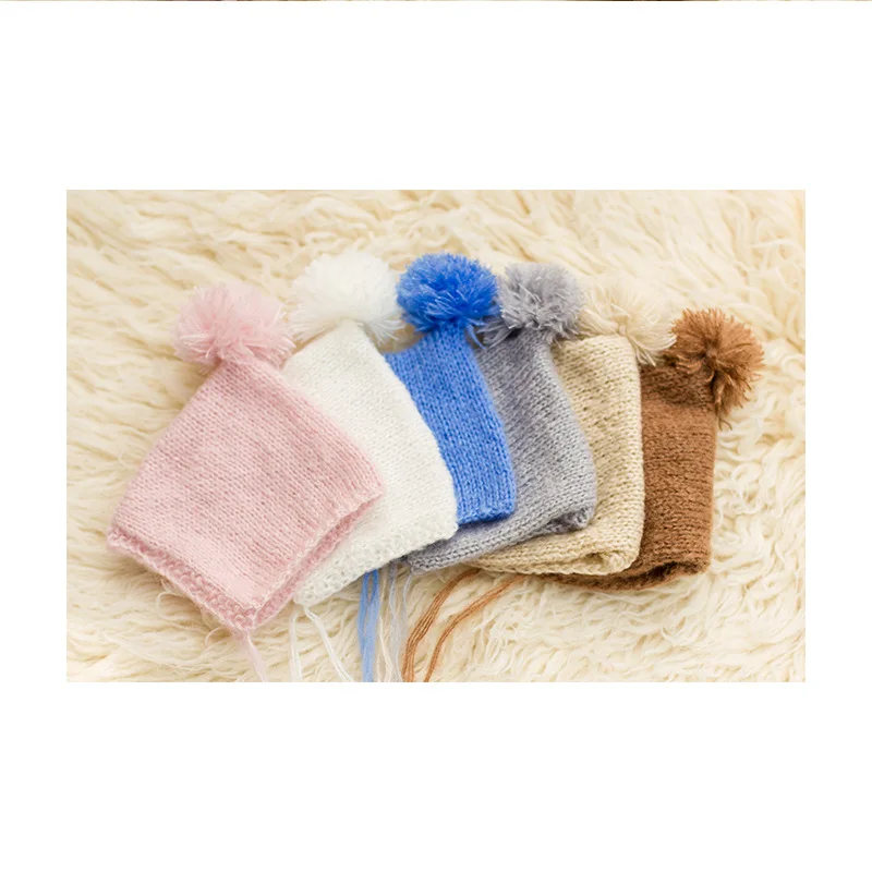 Newborn Photography Props Baby Photo Prop Hat Kids Knittd Wool Studio Shoot Accessories | Детская одежда и обувь