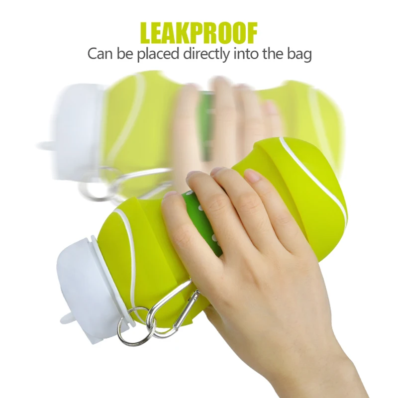 Новая теннисная Спортивная бутылка для воды с соломинкой экологически чистая