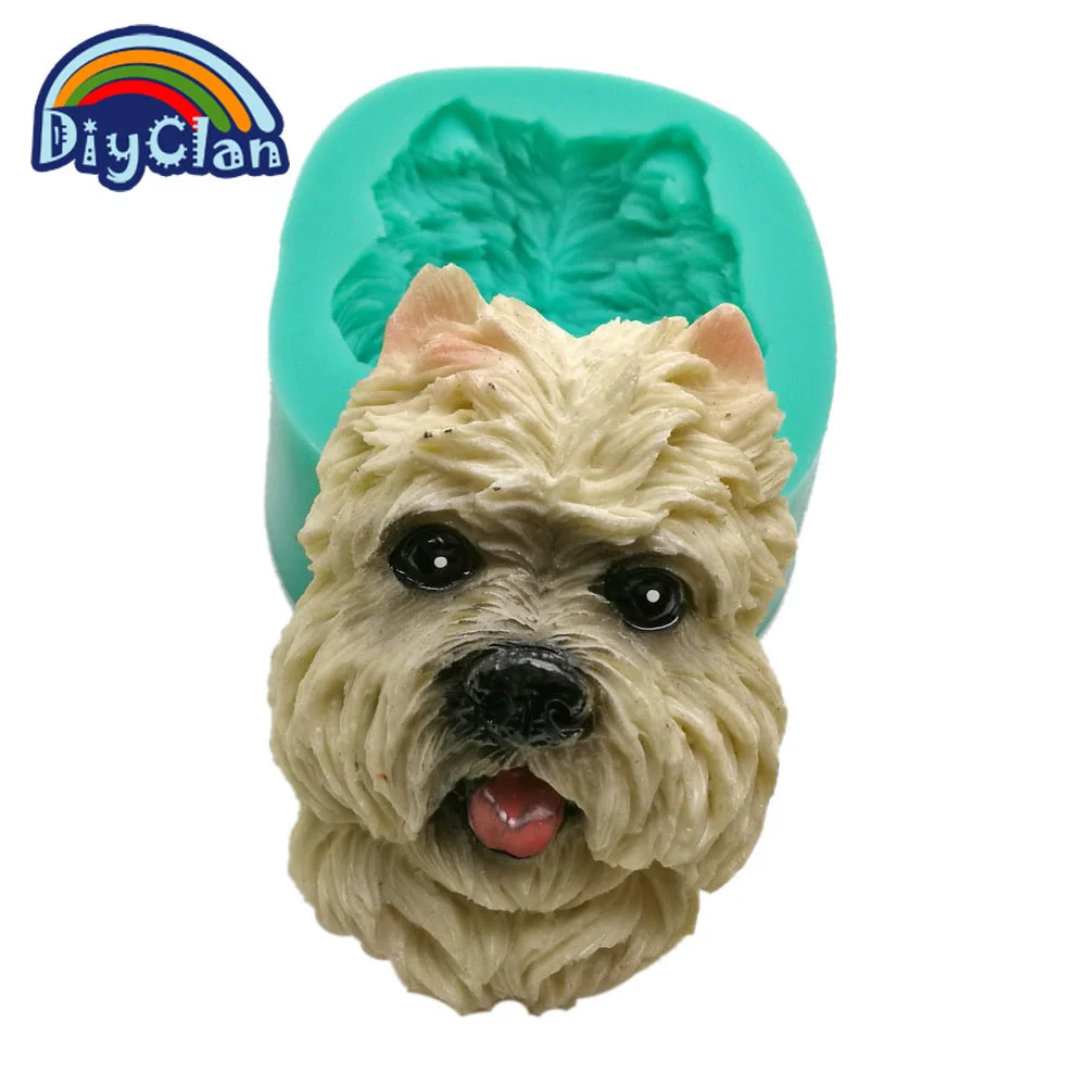 

Форма для торта щенок из силикона