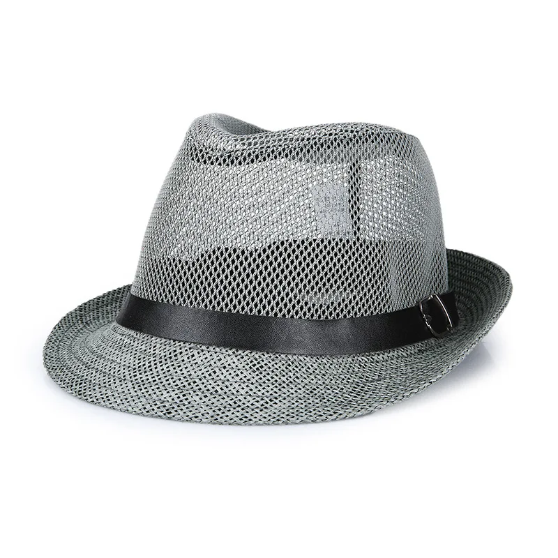 

Панама для мужчин среднего и пожилого возраста, летняя льняная шляпа от солнца, Пляжная соломенная шляпа, 2021