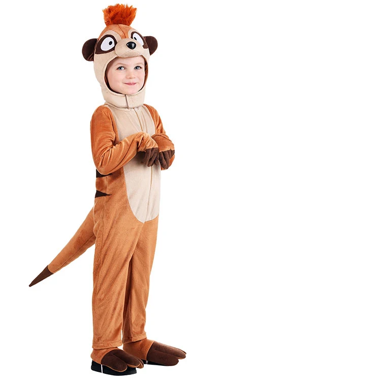 

Halloween Costume Adult Children African Animal Meerkat Cosplay Costume Jumpsuits
