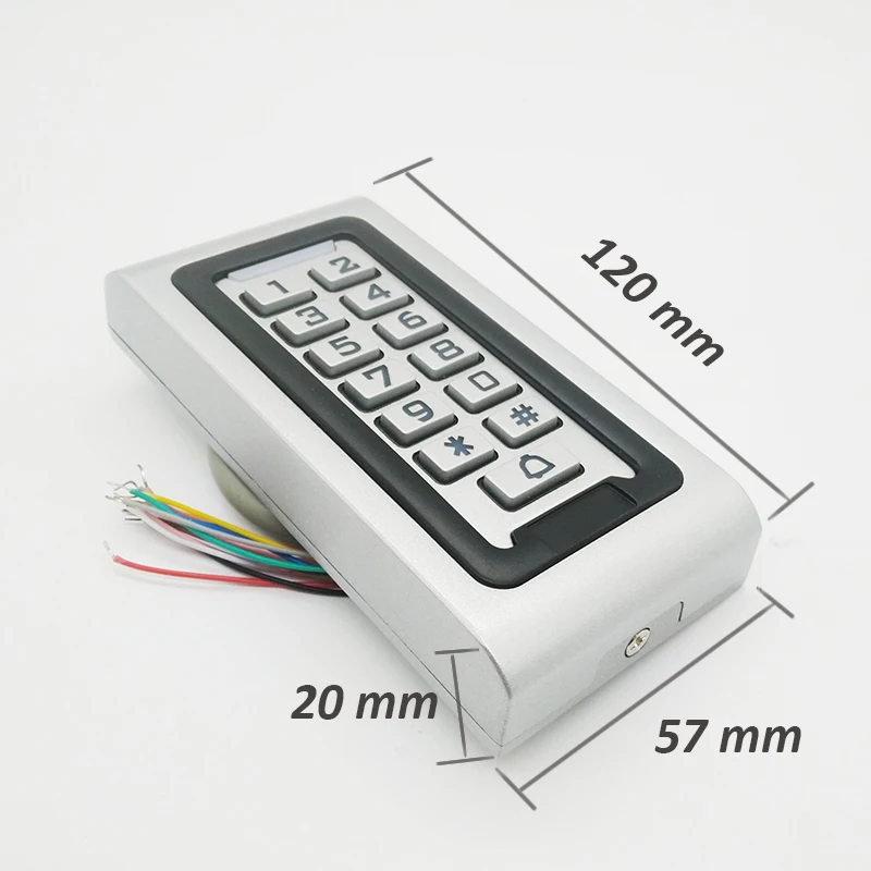 IP65 водонепроницаемая клавиатура металлический корпус Близость RFID/EM Открытый