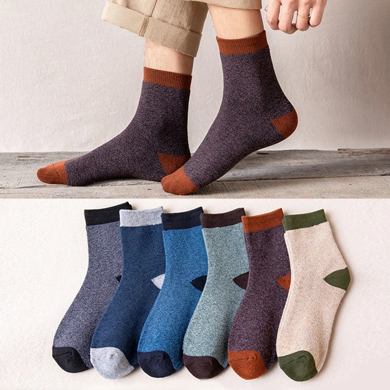 

Men Socks Classic Business Brand Calcetines Hombre Socks Men Quality Breathable Cotton Casual Socks EU39-42 Meias