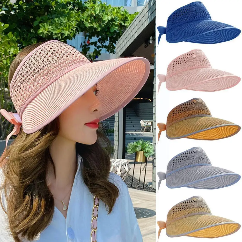 Складные новые летние Для женщин шляпа от солнца ведро Кепки бежевый Панама с