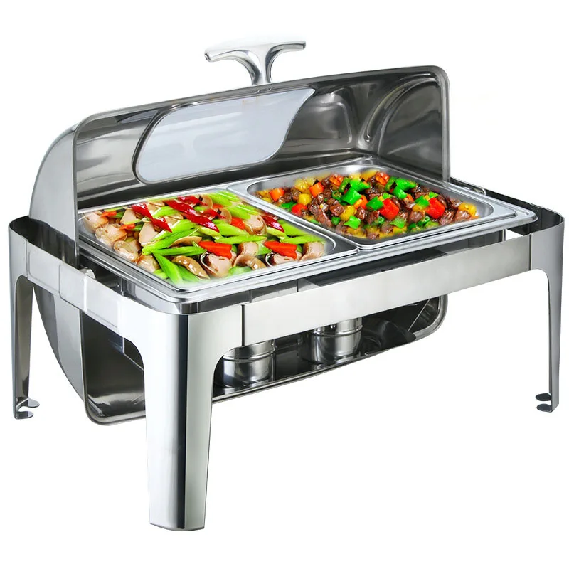 

9L Buffet Stove Stainless Steel Buffy Electric Heater Breakfast Insulation Oven Restaurant Food Hold