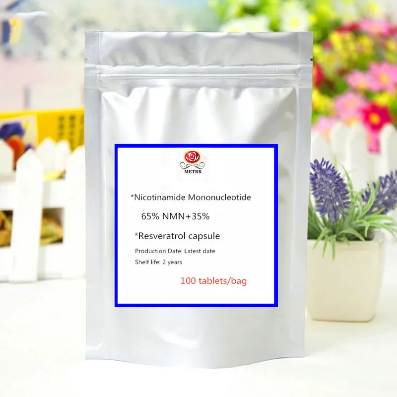 

50 -100tablets Nicotinamide Mononucleotide 65% NMN+35% Resveratrol Whitening skin, free shipping