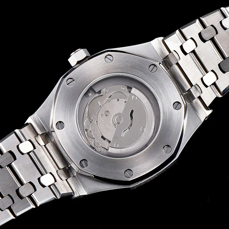 Мужские часы Royal oak 41 мм 15400 автоматический механический сапфировый Кристалл