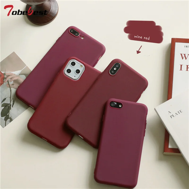 Матовый чехол для iphone 12 11 Pro XS Max XR X 8 7 6S 6 Plus SE 5 цветов|Бамперы| |