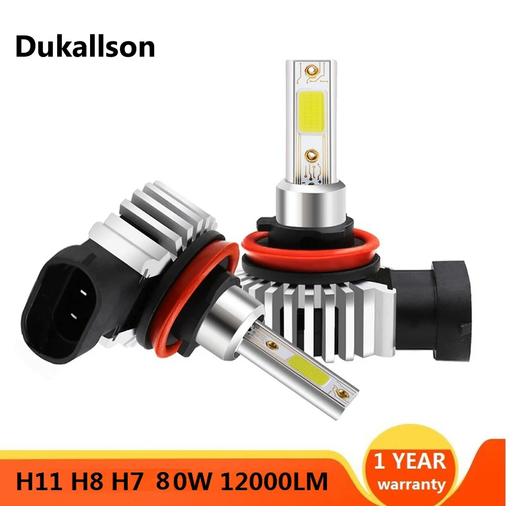 

Wholesale 1:1 DESIGN H11 Led H4 Car Headlight Bulbs H7 H3 H1 H16JP 9005 9006 HB3 HB4 H8 H9 80W 12000LM 6500K Auto Headlamp