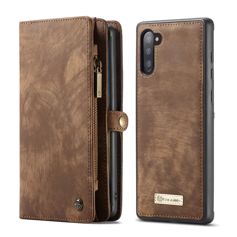 

For Samsung Note10 Case Multifunction 2 in 1 Split Wallet Card Leather Case Flip Smart Phone Bag Cover for Samsung Note 10 Pro
