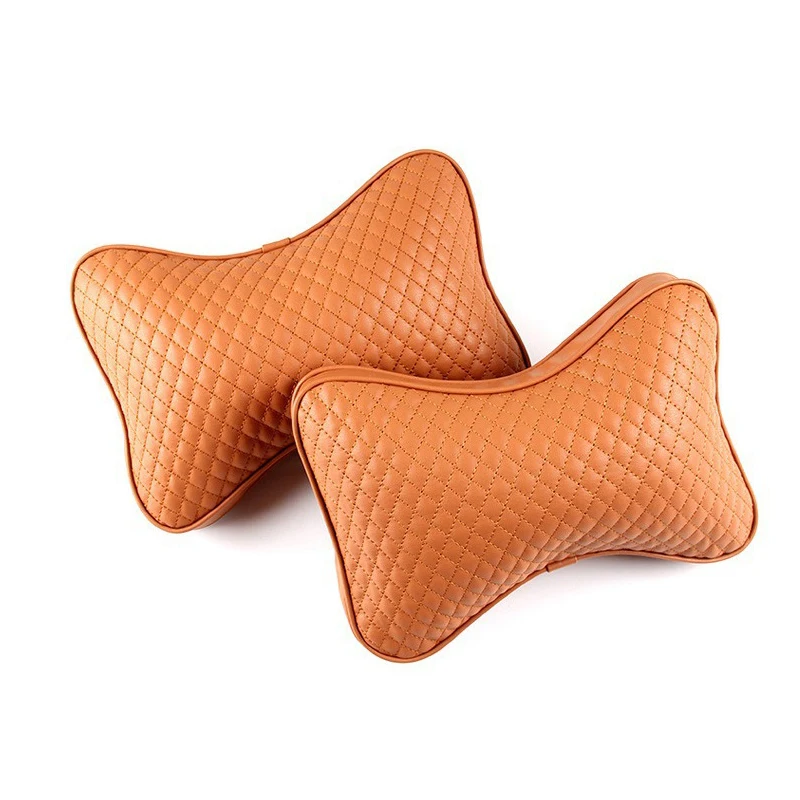 Подушка для автомобиля из льняного материала универсальная Всесезонная дышащая