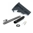Набор из 6 шт., торцевая накладка приемника, буферная пружина, гайка замка AR15, 6 позиций, удлинительная трубка Mil-spec, Запасные инструменты в сборе