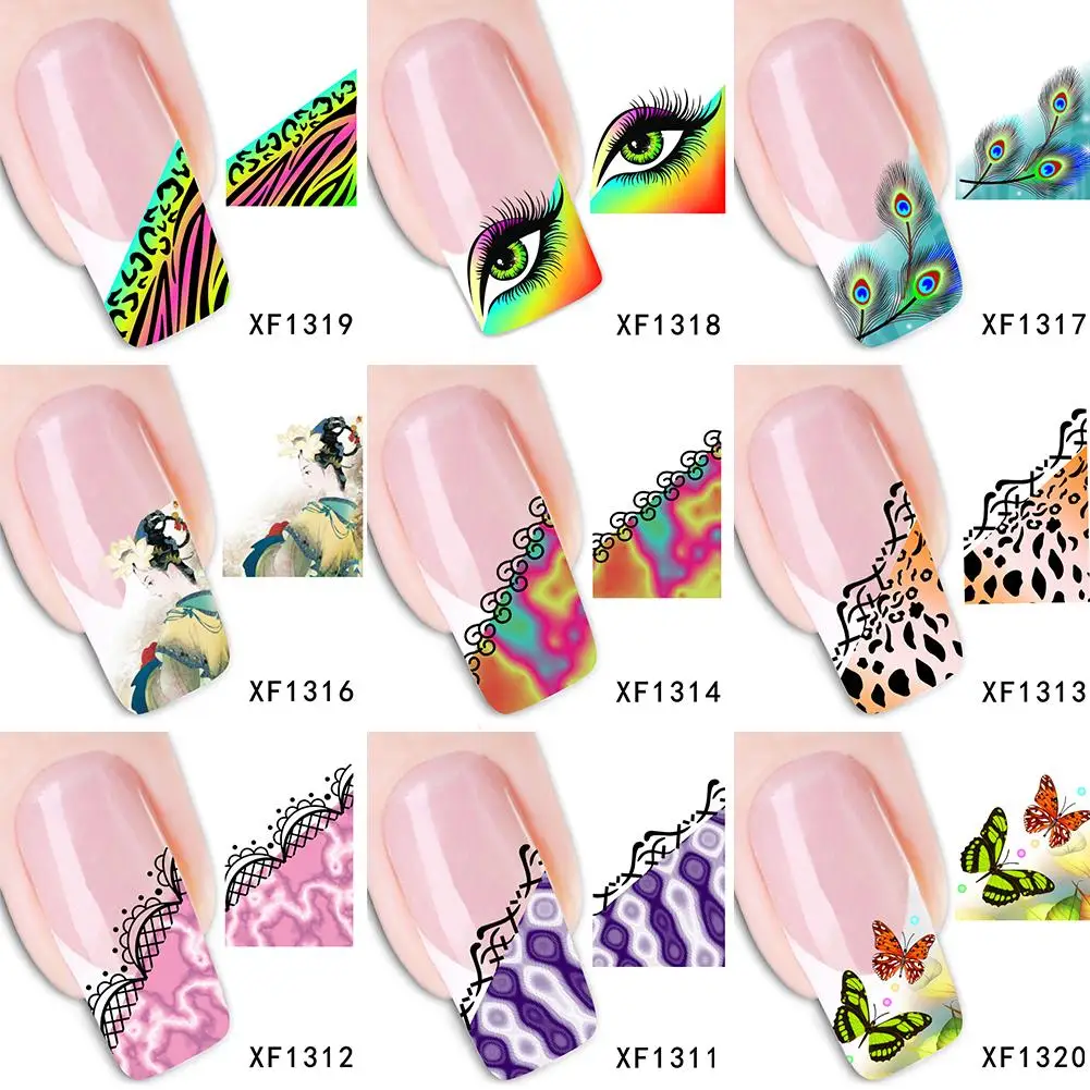 Мода Красота DIY дизайн ногтей стикер переводная вода для женщин Маникюр Наклейка