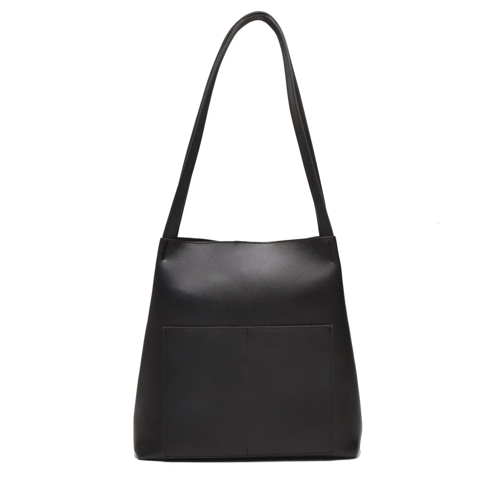 

New trendy Korean version of simple fashion retro large capacity bucket bag temperament Joker shoulder slung