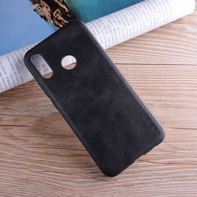 Чехол для huawei p20 lite роскошный винтажный кожаный чехол в деловом винтажном