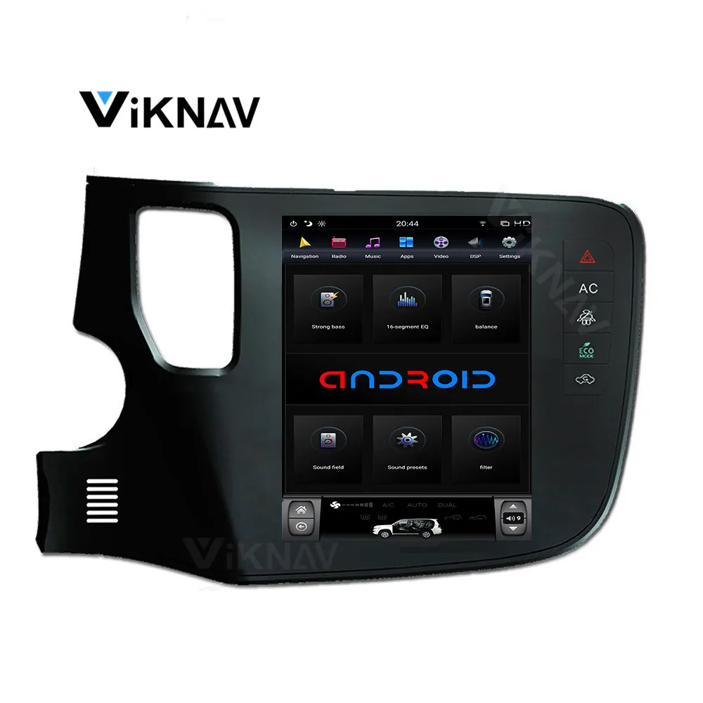 Система Android вертикальный экран автомобильный GPS навигация для-Mitsubishi OUTLANDER 2016-2019
