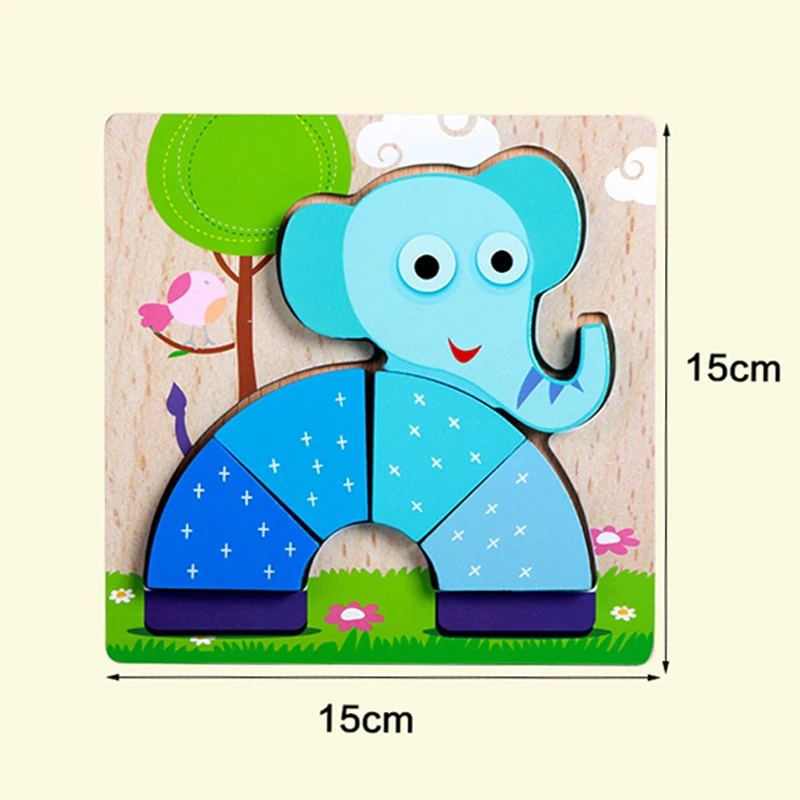 3D Wooden Puzzle Jigsaw Montessori Materials Clever Board High Quality Owls Baby Early Learning Cognition Educational Toys | Игрушки и