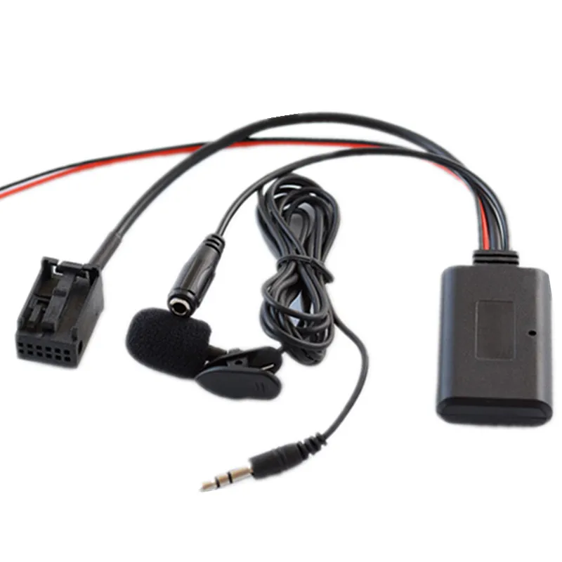 Автомобильный Bluetooth AUX адаптер Беспроводной аудио Телефонный звонок хэндс фри