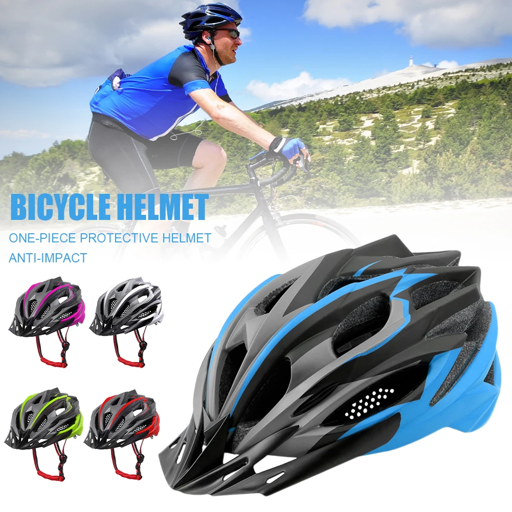 

Велосипедный шлем, Сверхлегкий дышащий безопасный, со светоотражающими полосками, для горных и шоссейных велосипедов, аксессуары для езды