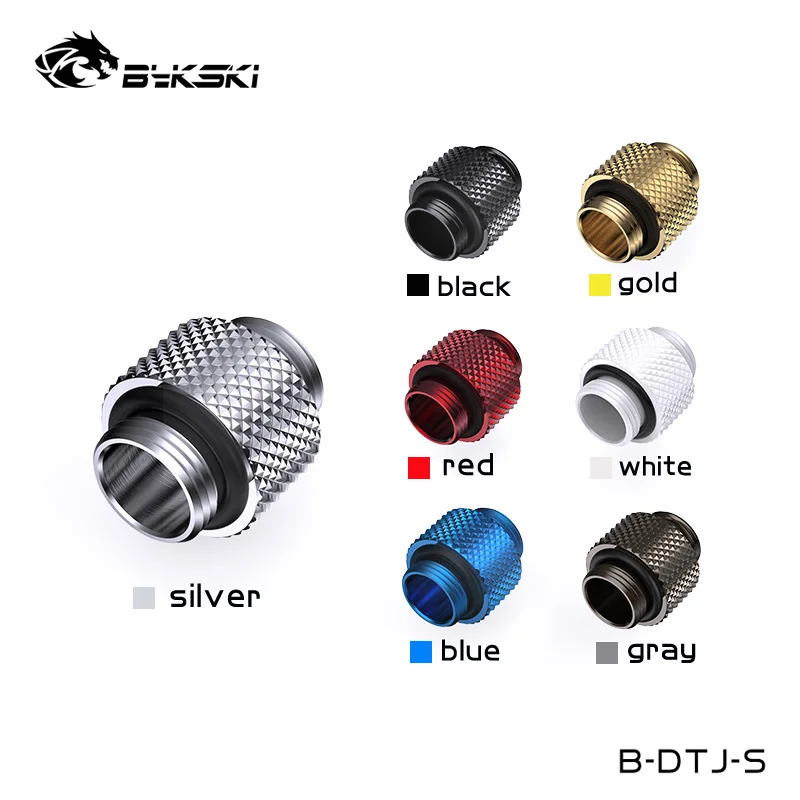 

Bykski разъем «Папа-папа» G1/4 ", твердая трубка, разделенная охлаждающая конструкция, серебристые, черные, белые, золотистые, красные, синие, B-DTJ-S