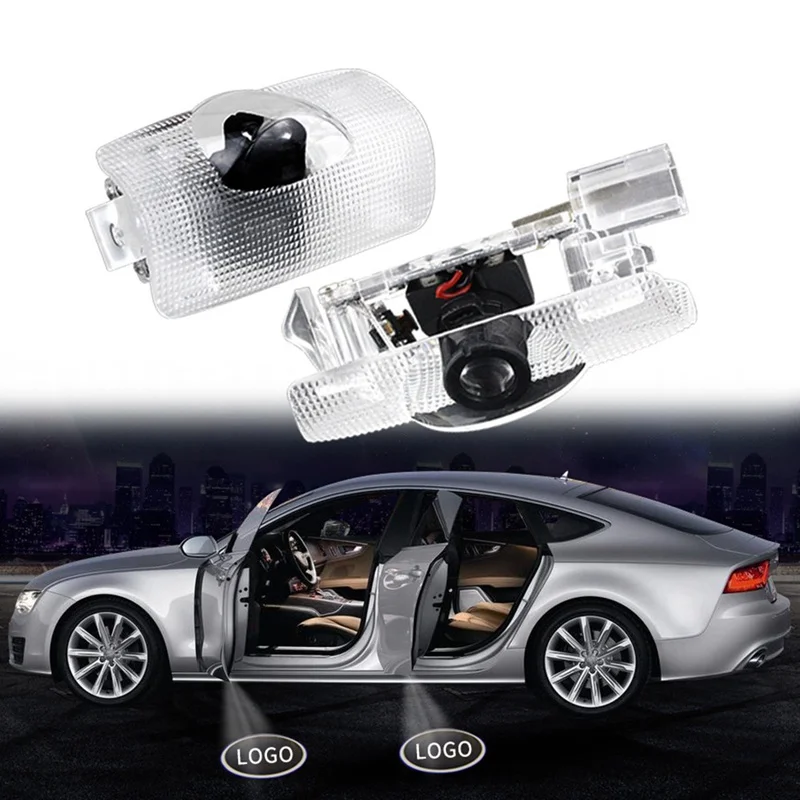 2X LED Courtesy Lamp Car Door Welcome Light 12V Projector For Lexus RX GS 300 400 430 350 450 HS IS LS LX 570 ES SC Accessories