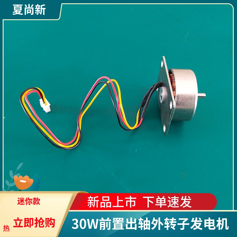 Мини генератор с передним выходным валом мощностью 30 Вт/энергосберегающее