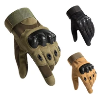 military tactical gloves knuckles protection outdoor climbing riding camping full finger gloves hunting shooting combat gloves